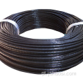 Cabo de isolamento de borracha de silicone preto